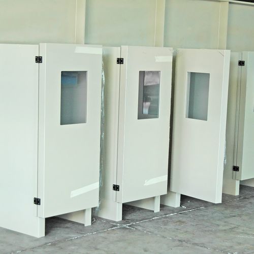 Electrostatic painting modules for static coating
