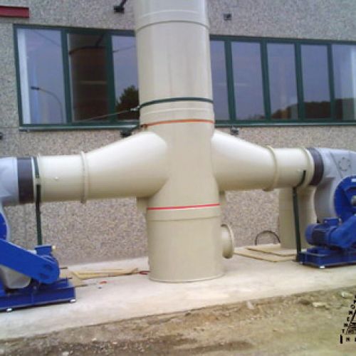 PP extraction pipes and fitting